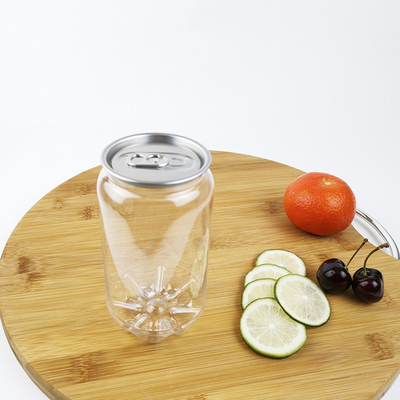 Chai chứa rỗng 0,45L Nắp đậy hình kim cương cho trà sữa
