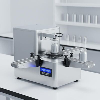 Máy đóng nắp tự động 31kg có khả năng đóng nắp lon nhựa PET và lon nhôm trong 2 giây mỗi thùng
