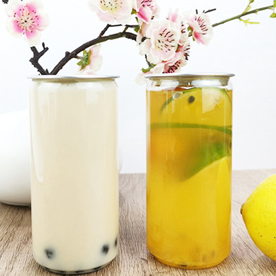 Chai chứa nhựa hình trụ trong suốt 250ml cho nước giải khát thực phẩm