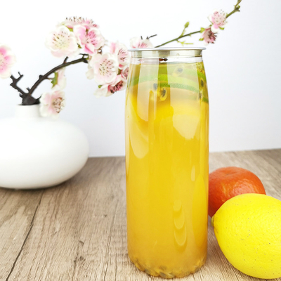 Nước trái cây ép lạnh Chai nhựa 500ml Chai đựng hoa Dưới đáy