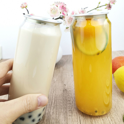 Chai nước nhựa 500ml Chai nước PET cấp thực phẩm với nắp kéo dễ dàng