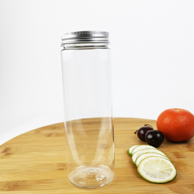 Có thể lưu trữ trà bằng nhựa PET 0,4 lít với nắp vặn Chai nước trái cây trong suốt