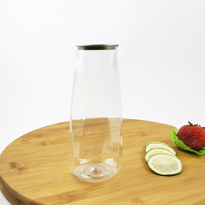 500ml chai nước bằng nhựa, hình kim cương, an toàn thực phẩm BPA không chứa chứa / chai nước trái cây cho ngũ cốc, bột, đường