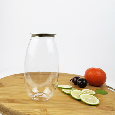 Chai nước nhựa 0,5 lít Hình ô liu có nắp kéo dễ dàng Muối tắm
