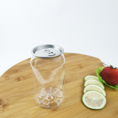 Chai nước nhựa 330ml trong suốt Hình trụ kẹo tắm Nước muối trộn salad