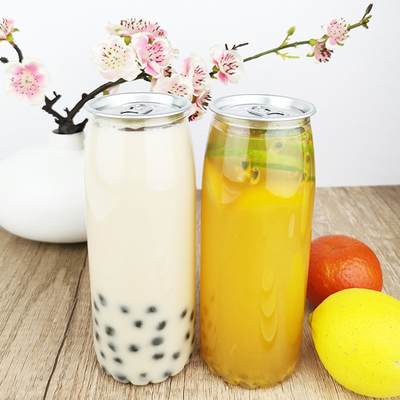 Dễ dàng mở hộp nhựa PET 0,5L với trà sữa đáy hoa