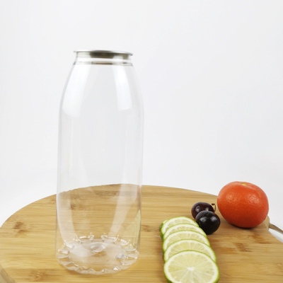 1000ml thùng nhựa rõ ràng với nắp kéo dễ dàng, lưu trữ nước trái cây &amp; đồ uống