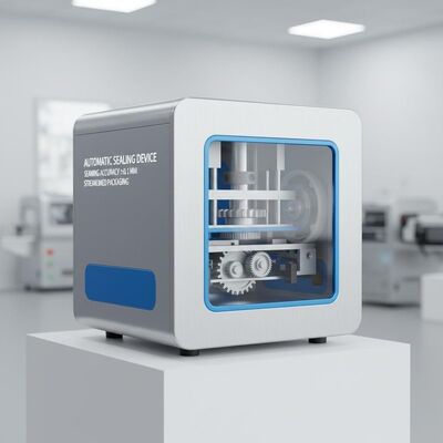 200360550mm Thiết bị niêm phong tự động cung cấp độ chính xác niêm mạc ±01 mm Được thiết kế cho các quy trình đóng gói hợp lý
