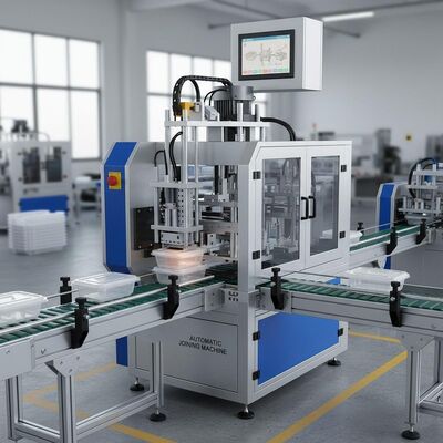 Máy ghép tự động 200360550mm với tốc độ hàn 2 giây, mang lại hiệu suất trong dây chuyền lắp ráp container